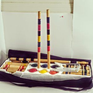 Vintage Sportcraft 6 Player Croquet Set